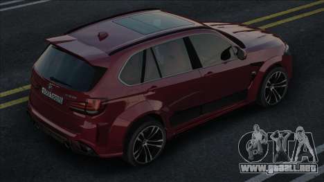 BMW x5m f85 Red para GTA San Andreas