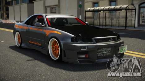 Nissan Skyline R34 G-Sports para GTA 4