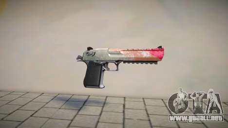 Three Color Gun Desert Eagle para GTA San Andreas