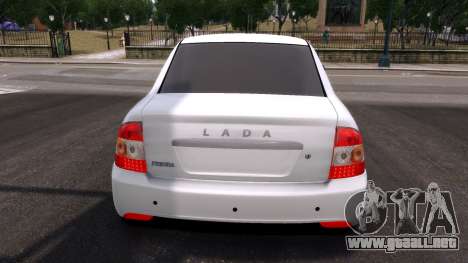 Lada Priora Blanco para GTA 4