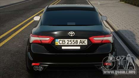 Toyota Camry GT 2018 [Ukr Plate] para GTA San Andreas