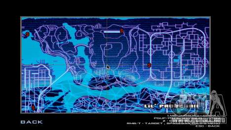Mapa de estilo Retrowave para GTA San Andreas
