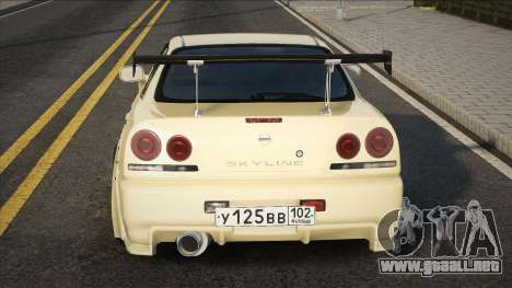 Nissan Skyline ER34 Yellow para GTA San Andreas