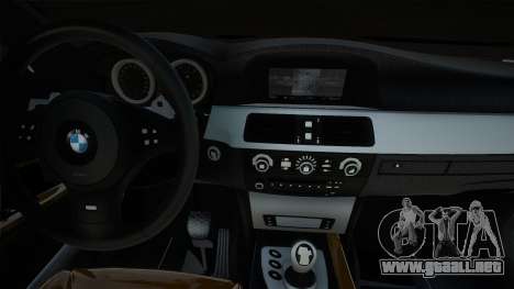 BMW M5 Gold [Black ver] para GTA San Andreas