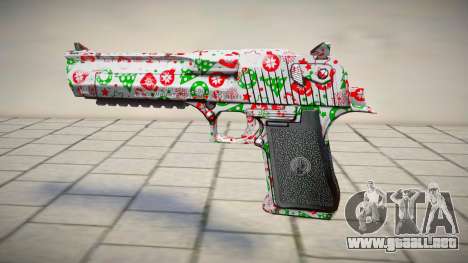 Desert Eagle Happy Year para GTA San Andreas