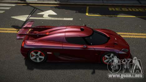 Koenigsegg Agera One G-Sport para GTA 4