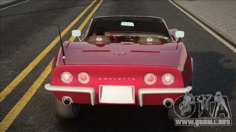 Chevrolet Corvette C3 Convertible [Red] para GTA San Andreas