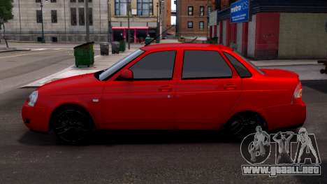 Lada Priora Red Color para GTA 4