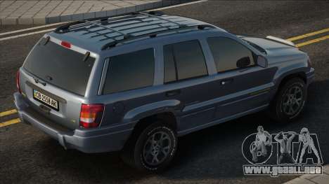 Jeep Grand Cherokee v8 [UKR Plate] para GTA San Andreas