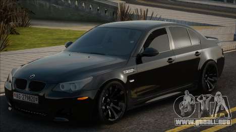 BMW M5 E60 Black para GTA San Andreas