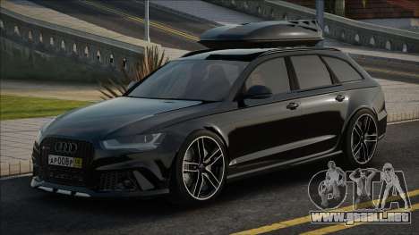 Audi RS6 Avant [Black] para GTA San Andreas