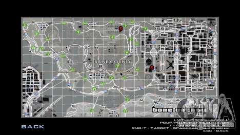 Mapa con nombres de calles y plazas para GTA San Andreas