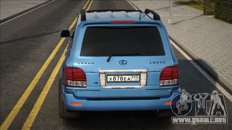 Lexus LX570 [Blue ver] para GTA San Andreas