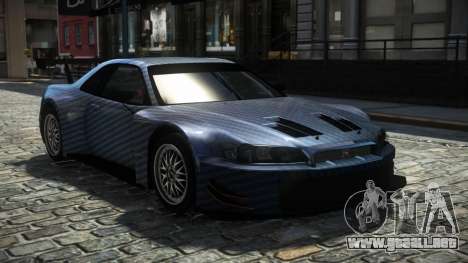 Nissan Skyline R34 X-Custom LE S10 para GTA 4