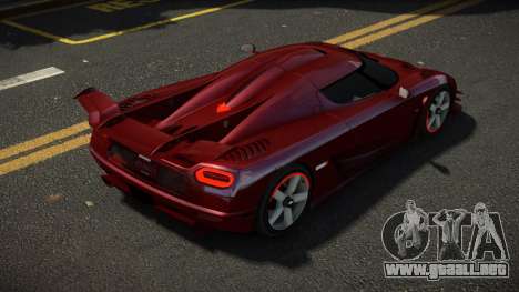 Koenigsegg Agera One G-Sport para GTA 4