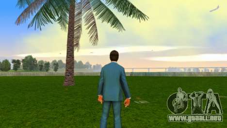 Tony Montana con un traje azul para GTA Vice City