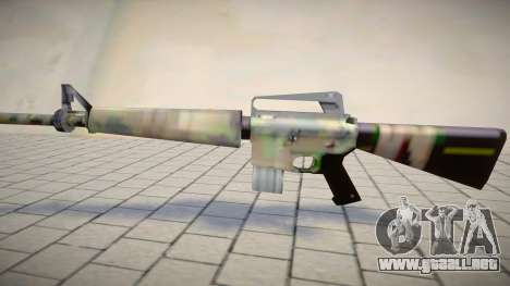 XM16E1 from Metal Gear Solid 3: Snake Eater para GTA San Andreas