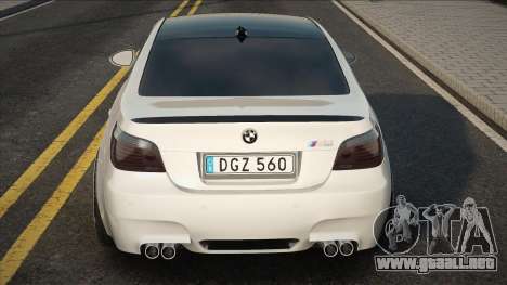 BMW M5 E60 Belaya para GTA San Andreas