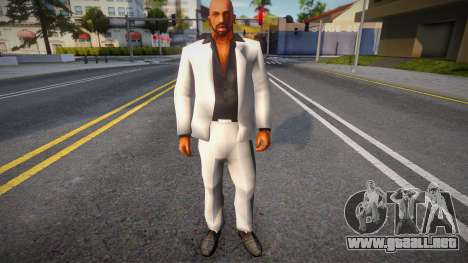 Two-Piece Suit (White-Black) para GTA San Andreas