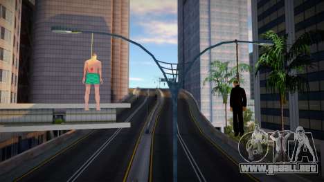 Hanged men on the lamppost para GTA San Andreas