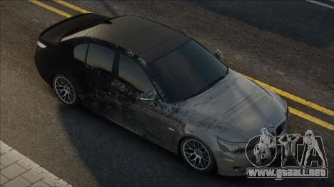 BMW M5 E60 Black White para GTA San Andreas