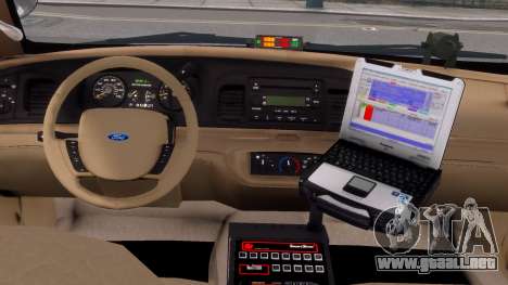 Ford Crown Victoria Police LV1 FBI para GTA 4