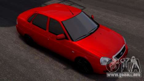 Lada Priora Red Color para GTA 4