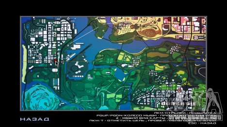 Mapa de colores para GTA San Andreas