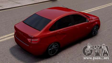 Lada Vesta Red para GTA 4
