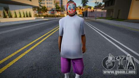 Ballas1 Clown para GTA San Andreas