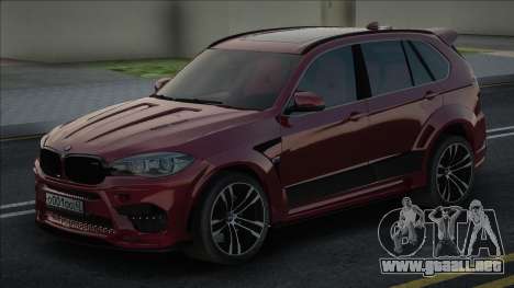 BMW x5m f85 Red para GTA San Andreas