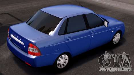 Lada Priora Blue para GTA 4