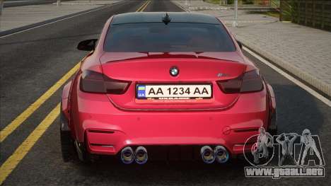 BMW M4 [Ukr Plate] para GTA San Andreas
