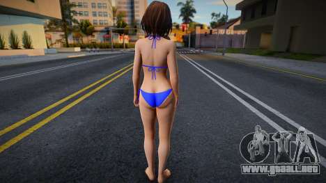 Tsukushi blue bikini para GTA San Andreas