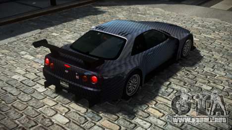 Nissan Skyline R34 X-Custom LE S10 para GTA 4