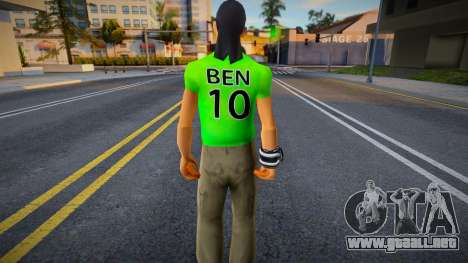 Thug Ben10 T-Shirt (id122) para GTA San Andreas