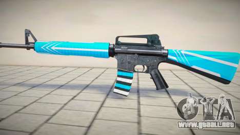 BlueWarrior M4 para GTA San Andreas