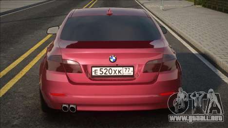 BMW 5 Rojo para GTA San Andreas