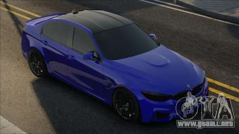 BMW M3 F30 Blue para GTA San Andreas