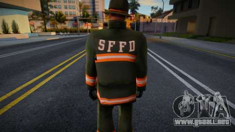Sffd1 Upscaled Ped para GTA San Andreas