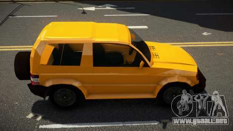 Mitsubishi Pajero OFR para GTA 4