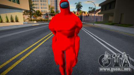 Among Us Imposter Musculosos Red para GTA San Andreas