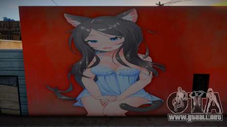 Anime Girl Wall Art pt. 4 para GTA San Andreas