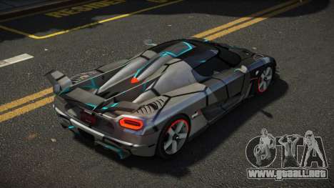 Koenigsegg Agera One G-Sport S9 para GTA 4