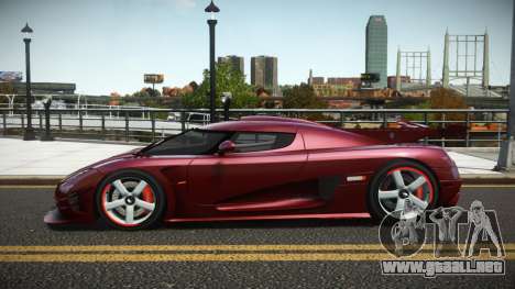 Koenigsegg Agera One G-Sport para GTA 4