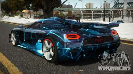 Koenigsegg Agera One G-Sport S8 para GTA 4