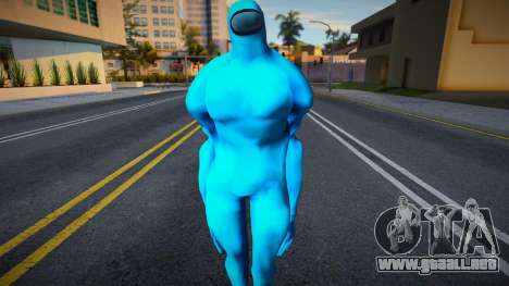 Among Us Imposter Musculosos Blue para GTA San Andreas