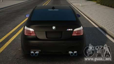 BMW M5 E60 Black White para GTA San Andreas