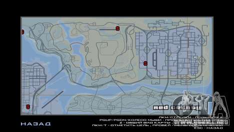 Mapa transparente para GTA San Andreas