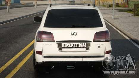Lexus LX570 [White] para GTA San Andreas